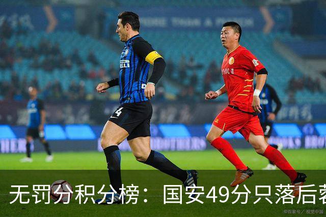 无罚分积分榜：国安49分只落后蓉城3分，泰山、申花落后蓉城5分